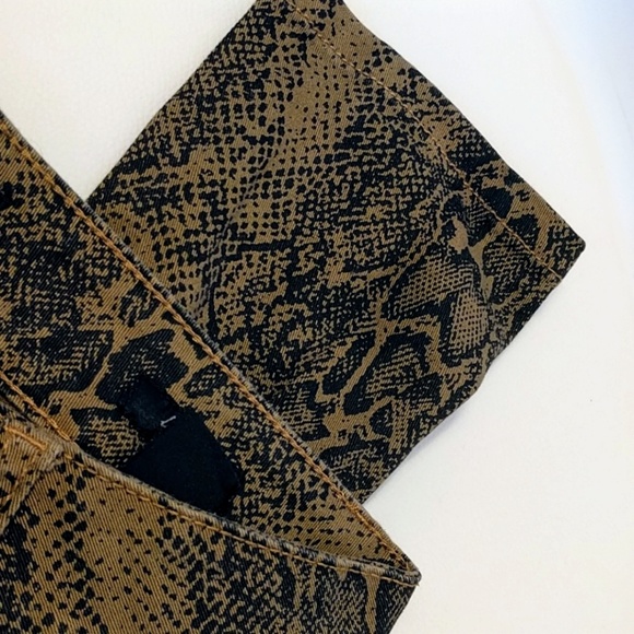 snake print skinny legging jeans size 27 - Picture 4 of 4